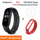 Xiaomi Mi Band 5 Smart Bracelet 4 Color AMOLED Screen Miband 5 Smartband Fitness Traker Bluetooth Sport Waterproof Smart Band