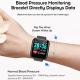 D20 Bluetooth Smart Watches Men Waterproof Sport Fitness Tracker Smart Bracelet Blood Pressure Heart Rate Monitor Y68 Smartwatch