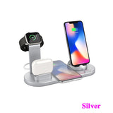 10W Qi Wireless Charger Dock Station 4 in 1 wireless charging wireless charger phone carregadores sem fio cargador inalambrico