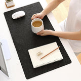 70*33cm Simple Large Office Desk Mat Modern Table Keyboard Computer Mouse Pad Wool Felt Laptop Cushion Mice Mat Gaming Mousepad