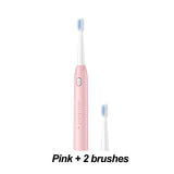 Electric Toothbrush S802 Waterproof Automatic Sonic ToothBrush Rechargeable 5 Models with 2 Brush Heads