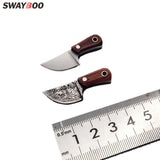 Swayboo Keychain Knife kitchen  small Mini Portable EDC Fixed Blade Real Letter cutter Knife pattern Accessories Crafts Gift