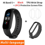 Xiaomi Mi Band 5 Smart Bracelet 4 Color AMOLED Screen Miband 5 Smartband Fitness Traker Bluetooth Sport Waterproof Smart Band