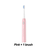 Electric Toothbrush S802 Waterproof Automatic Sonic ToothBrush Rechargeable 5 Models with 2 Brush Heads