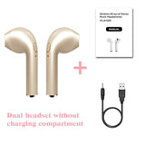 TWS i7s Wireless Headset Bluetooth Earphones Waterproof Music Headphones Sports Earbuds Business Headset Work on all Smartphones