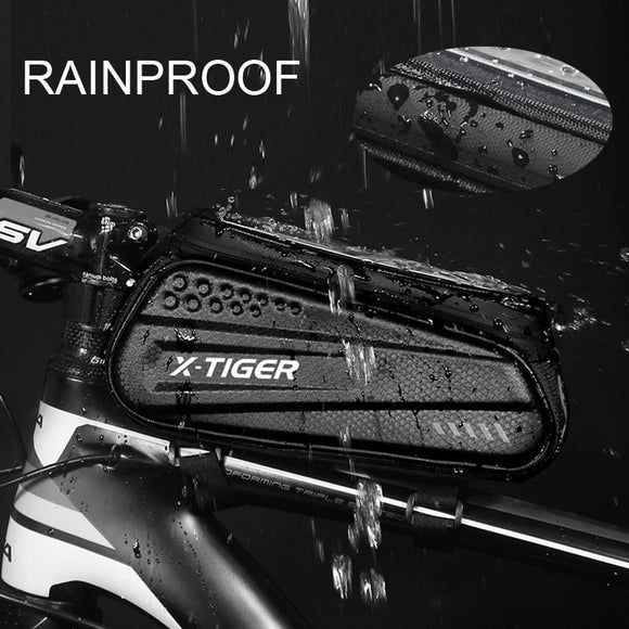 X-TIGER Rainproof Bicycle Bag Bike Frame Bag Touchscreen Phone Case Cycling Bags MTB Bike Bicycle Top Tube Handlebar Bicycle Bag