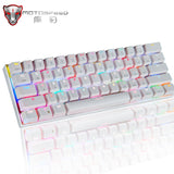 Original Motospeed CK62 USB Wired/Bluetooth Dual Mode Gaming Mechanical Keyboard 61 keys RGB LED Backlight for PC Computer gamer