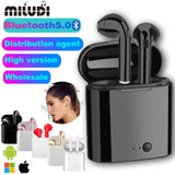 TWS i7s Wireless Headset Bluetooth Earphones Waterproof Music Headphones Sports Earbuds Business Headset Work on all Smartphones