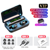 KUGE TWS Bluetooth 5.0 Earphones 2200mAh Charging Box Wireless Headphone 9D Stereo Sports Earbuds Headsets With Microphone