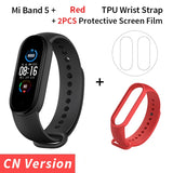 Xiaomi Mi Band 5 Smart Bracelet 4 Color AMOLED Screen Miband 5 Smartband Fitness Traker Bluetooth Sport Waterproof Smart Band