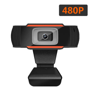 New 30 degrees rotatable 2.0 HD Webcam 1080p 720p 480p USB Camera Video Recording Web Camera with Microphone For PC Computer