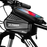 X-TIGER Rainproof Bicycle Bag Bike Frame Bag Touchscreen Phone Case Cycling Bags MTB Bike Bicycle Top Tube Handlebar Bicycle Bag