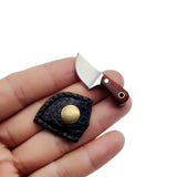 Swayboo Keychain Knife kitchen  small Mini Portable EDC Fixed Blade Real Letter cutter Knife pattern Accessories Crafts Gift