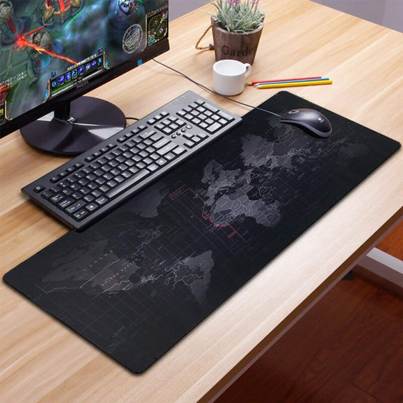 Hot Sales Large Gaming Mouse Pad Old World Map Mouse Mat Lock Edge Desk Mat Non-slip Natural Rubber Mousepad for Computer Laptop