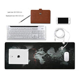 Hot Sales Large Gaming Mouse Pad Old World Map Mouse Mat Lock Edge Desk Mat Non-slip Natural Rubber Mousepad for Computer Laptop