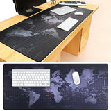 Hot Sales Large Gaming Mouse Pad Old World Map Mouse Mat Lock Edge Desk Mat Non-slip Natural Rubber Mousepad for Computer Laptop