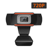 New 30 degrees rotatable 2.0 HD Webcam 1080p 720p 480p USB Camera Video Recording Web Camera with Microphone For PC Computer