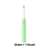 Electric Toothbrush S802 Waterproof Automatic Sonic ToothBrush Rechargeable 5 Models with 2 Brush Heads