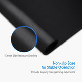 Rakoon Extra Large Mouse Pad Big Computer Gaming Mousepad Anti-slip Natural Rubber with Locking Edge Gaming Mouse Mat