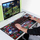 Gaming Mouse Pad Large Mouse Pad Gamer Computer Mousepad 900x400 Big Mouse Mat World Map XXL Mause Pad Laptop Keyboard Desk Mat