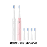 Electric Toothbrush S802 Waterproof Automatic Sonic ToothBrush Rechargeable 5 Models with 2 Brush Heads