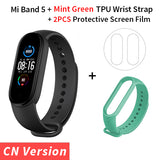 Xiaomi Mi Band 5 Smart Bracelet 4 Color AMOLED Screen Miband 5 Smartband Fitness Traker Bluetooth Sport Waterproof Smart Band