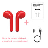 TWS i7s Wireless Headset Bluetooth Earphones Waterproof Music Headphones Sports Earbuds Business Headset Work on all Smartphones