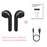 TWS i7s Wireless Headset Bluetooth Earphones Waterproof Music Headphones Sports Earbuds Business Headset Work on all Smartphones