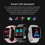 D20 Bluetooth Smart Watches Men Waterproof Sport Fitness Tracker Smart Bracelet Blood Pressure Heart Rate Monitor Y68 Smartwatch