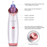 Pore Cleaner Blackhead Remover Vacuum Face Skin Care Suction Black head Black Dots Blackheads Pimples Removal Deep Cleaning Tool