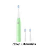 Electric Toothbrush S802 Waterproof Automatic Sonic ToothBrush Rechargeable 5 Models with 2 Brush Heads